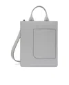 Valextra Mini Bag With Square Top Handle In Gray