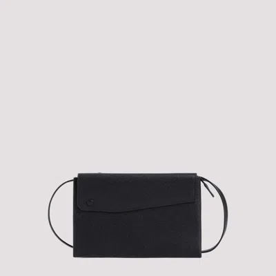 Valextra Mini Handbag In Black