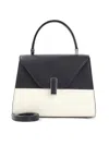 Valextra Mini Iside Intarsio In Black