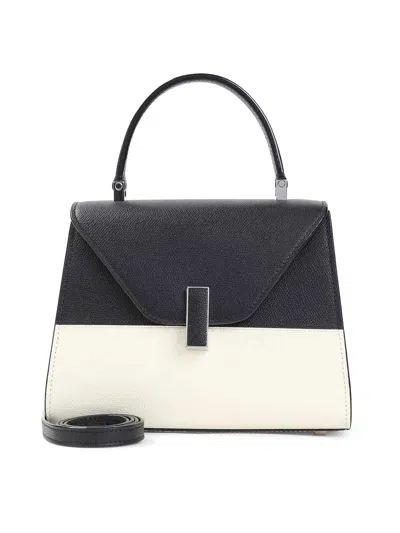Valextra Mini Iside Intarsio In Black