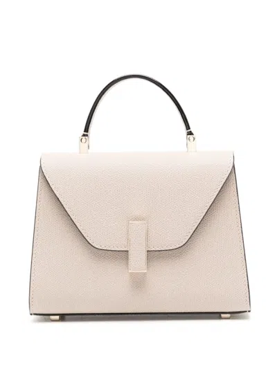 Valextra Mini Iside Leather Crossbody Bag In Purple
