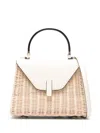 Valextra Weaved Envelope Tote In Weiss