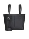 Valextra Micro Soft Leather Bucket Bag In Black