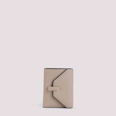 Valextra Mini Leather Iside Wallet - Spring/summer 2026 In Nude