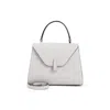 Valextra Mini Leather Shoulder Bag With Golden-tone Clasp