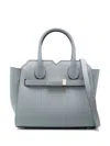 Valextra Mini Milano Tote Bag In Blue