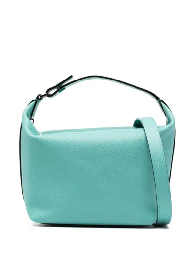 Valextra Mini Mochi Tote Bag In Blue