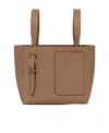 Valextra Mini Soft Bucket Bag In Brown
