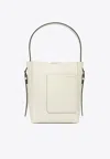 Valextra Shoulder Bag Structured Top Handle In White