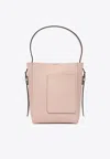 Valextra Shoulder Bags With Adjustable Strap And Front Pocket In Pink