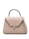 Valextra Mini Top-handle Flap Tote Bag In Neutral