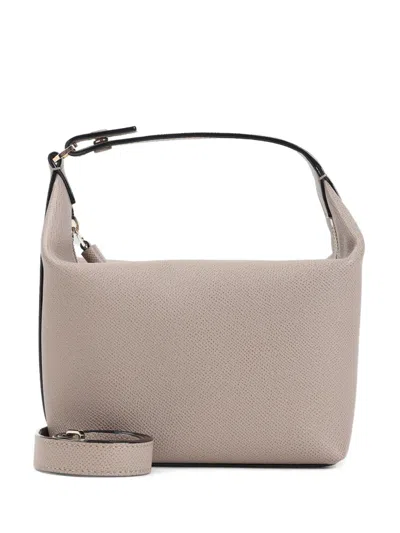 Valextra Mini Top Handle Leather Bag