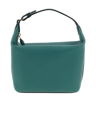 Valextra Mochi Mini Handbag In Green