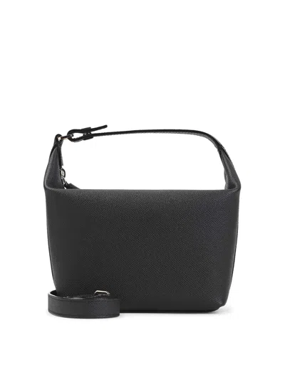 Valextra Mochi Pouch Bag In Black