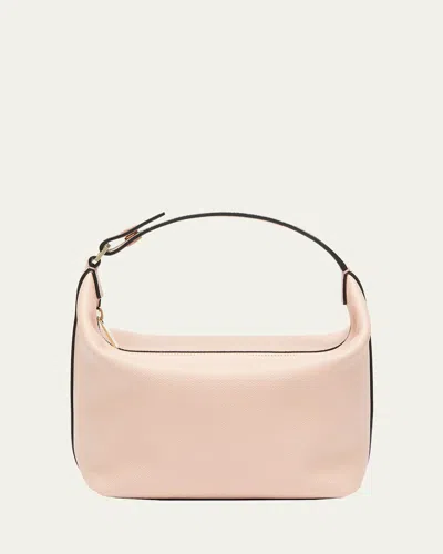 Valextra Mochi Pouch Calfskin Top-handle Bag In Bonne Mine Pbm