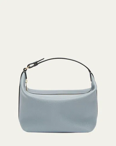 Valextra Mochi Pouch Calfskin Top-handle Bag In Niagara Bg