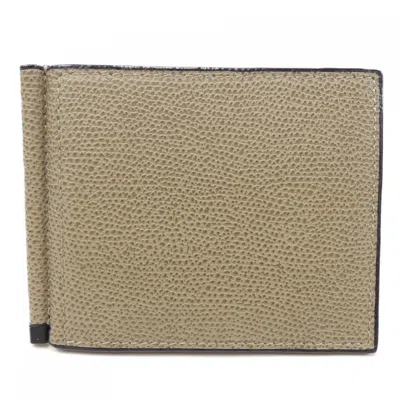 Pre-owned Valextra Money Clip () In Beige