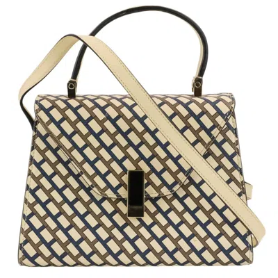 Pre-owned Valextra Multi-color White Handbag Shoulder Bag () In Multi-color, White