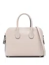 Valextra Mylogo Leather Tote Bag In Neutral
