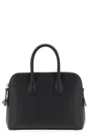 Valextra Mylogo Mini Handbag In Black