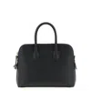 Valextra Mylogo Mini Bag Top Handle Strap In Black