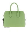 Valextra Mylogo Hand Bags Green In Blue