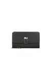 Valextra Nolo Chain-linked Wallet In Black