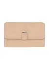 Valextra Nolo Flip Shoulder Bag In Nude
