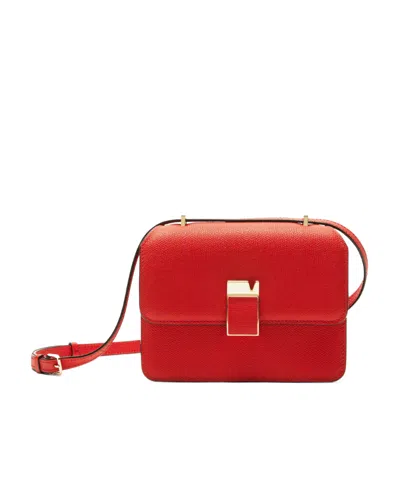 Valextra Nolo Mini Crossbody Bag In Red