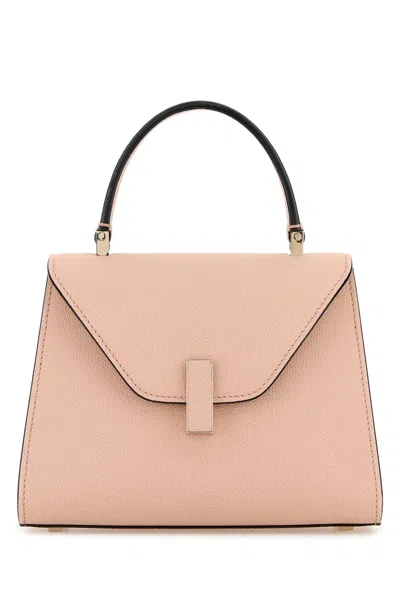 Valextra Pastel Pink Leather Mini Iside Handbag