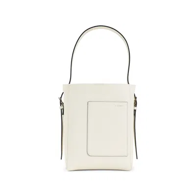Valextra Pergamena Calf Leather Small Bucket Bag