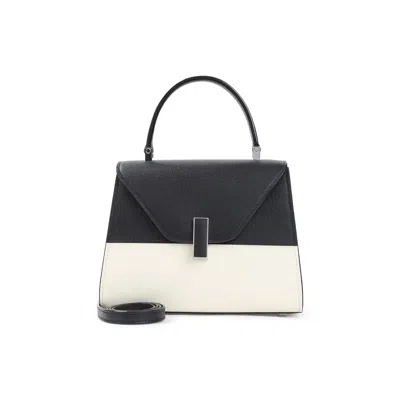 Valextra Pergamena Nero Mini Iside Intarsio In Black