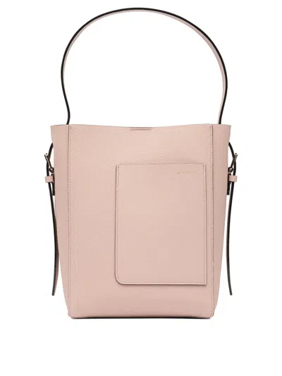 Valextra Pink Calf Leather Handbag