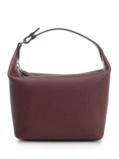 Valextra Pouch Mochi Handbags Bordeaux In Burgundy