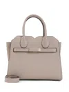 Valextra Structured Sahara Leather Shoulder Bag