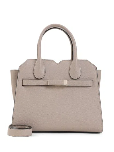 Valextra Sahara Bow-detail Leather Bag
