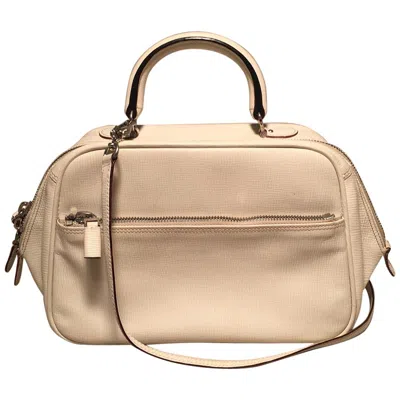 Pre-owned Valextra Serie S Medium Bag In White
