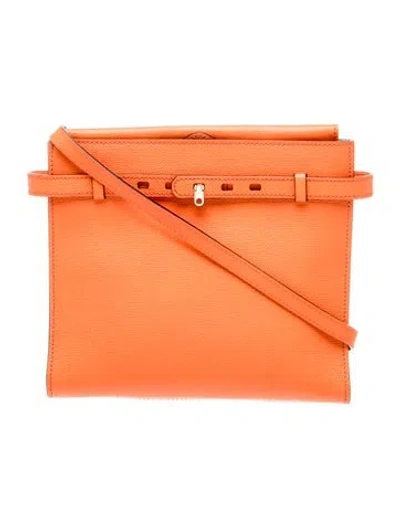 Pre-owned Valextra Shoulder Bag In Orange
