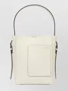 Valextra Shoulder Bag Structured Top Handle In Neutral
