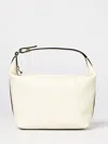 Valextra Mochi Leather Pouch In White
