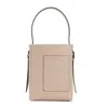 Valextra Mini Soft Bucket Bag In Beige