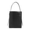 Valextra Medium Soft Grained Leather Tote Bag In Black