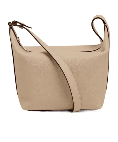 Valextra Singlehandle Crossbody Bag In Nude