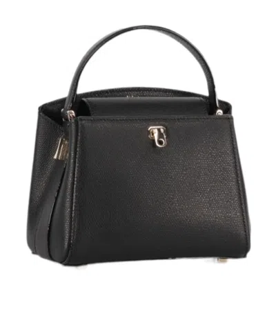 Valextra Small Brera Tote Bag In Black