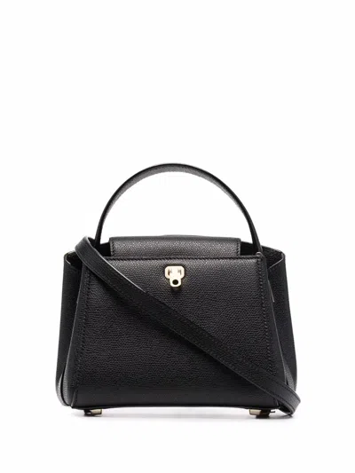 Valextra Small Brera Tote Bag In Black