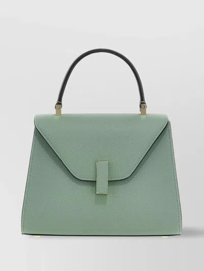 Valextra Small Handbag Textured Top Handle