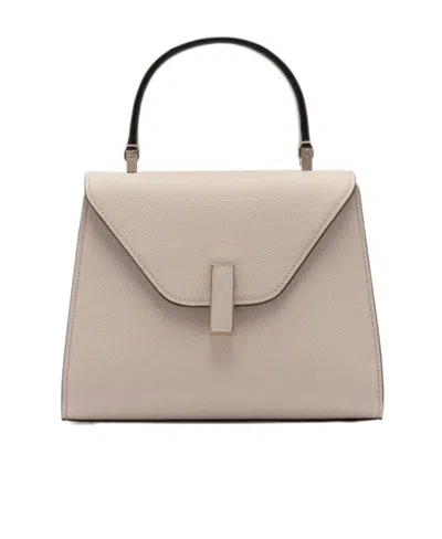 Valextra Small Iside Leather Crossbody Bag In Nude