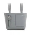 Valextra 'soft Micro' Shoulder Bag In Gray