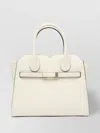 Valextra Structured Shoulder Bag With Detachable Strap