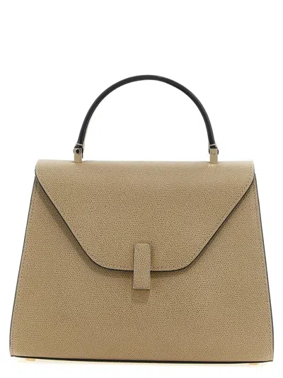 Valextra Taupe Iside Medium Satchel